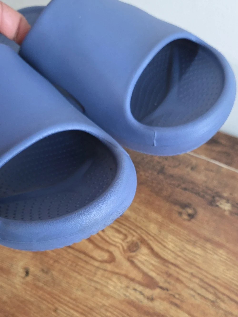 Crocs Men Blue Mellow Recovery Slides Sz 11 Slip-On Casual Comfy Coastal Leisure